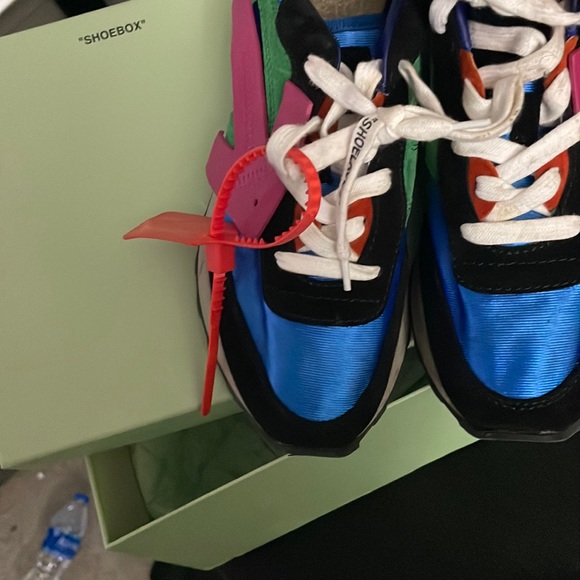 HG Runner Multicolor Fuch Off White Sneakers Size 39 - Picture 4 of 4